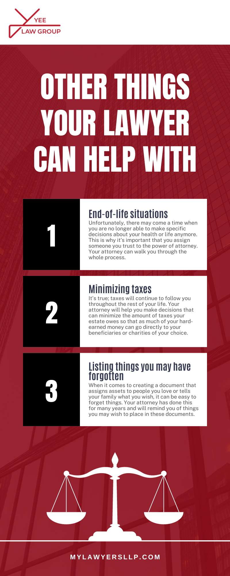 Other Things Your Lawyer Can Help With Infographic