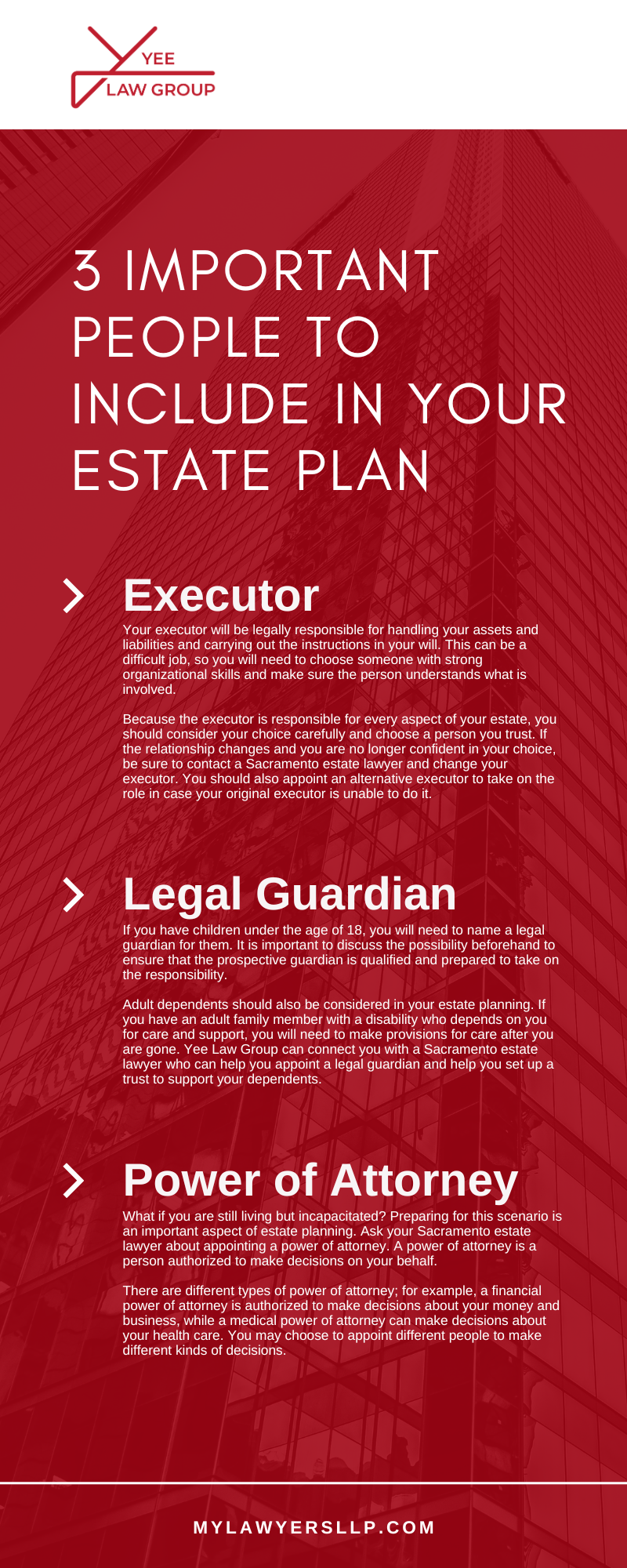 3 Important People To Include In Your Estate Plan Infographic