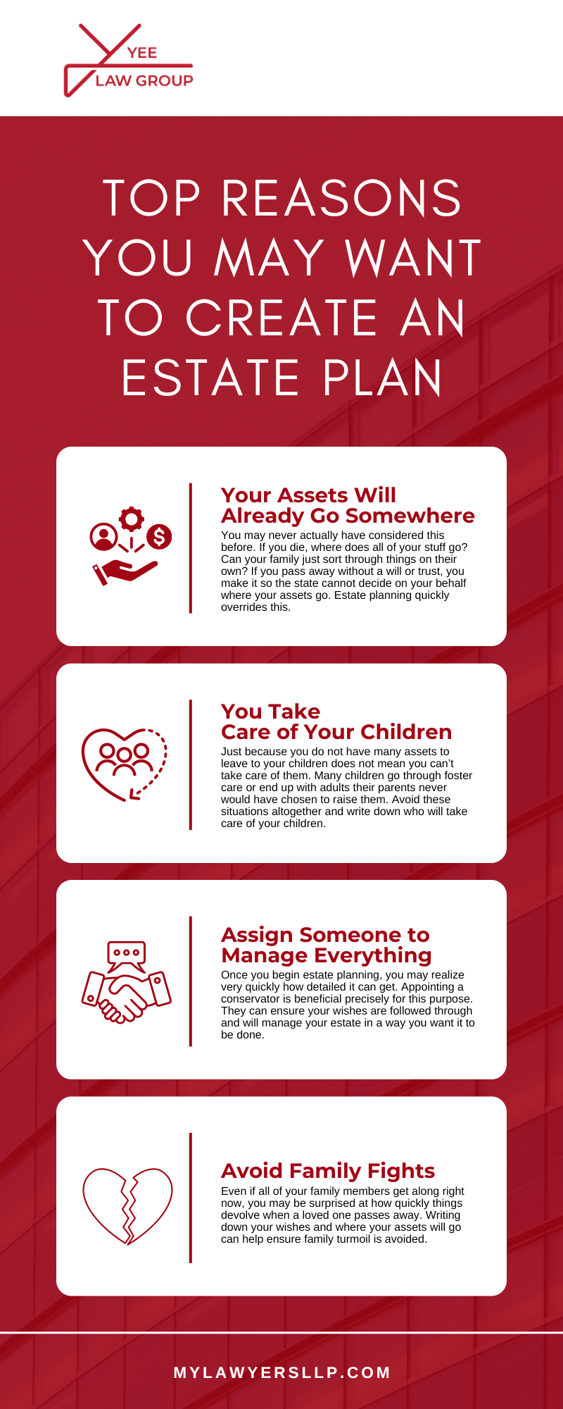 Top Reasons You May Want to Create an Estate Plan Infographic